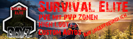 Survival Elite| PVE | PVP Zone | Anfängerfreundlich