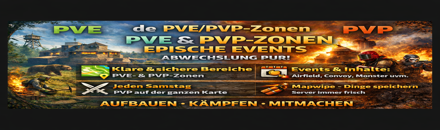 de PVE/PVP-Zonen - Server Rust