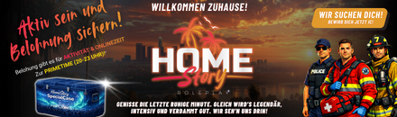 🌴 HomeStory RP – Starte deine Story mit 50k + offene Einreise