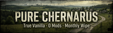 FRESHLY WIPED — PURE CHERNARUS | PURE VANILLA · ZERO MODS · Wipe every 3th month
