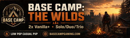 Base Camp: The Wilds | 2x | Solo/Duo/Trio | Low Pop | Vanilla+