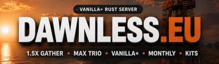 DAWNLESS.EU | 1.5X | MAX TRIO | MONTHLY | VANILLA+