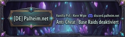 [DE] Palheim.net • Crossplay Vanilla PvE • Kein Wipe