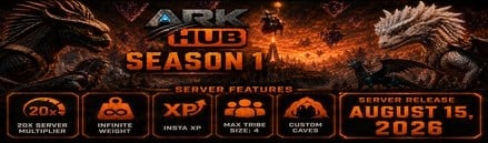 [EU] ARKHUB [x20] [PVP] [4 man] InstaTame - Shop & Kits