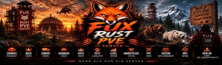FuX-Gaming | PVE | Level • Zombies • NPCs • Events • Pets • PvP-Zonen