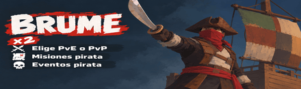 🏴‍☠️ BRUME x2 | PvE/PvP | Piratas | Misiones | RaidableBases