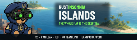 Rustinsomnia Islands | EU | 1x Vanilla+ | Deep Sea
