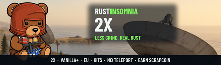 Rustinsomnia 2x | EU | Vanilla+ | No TP | Kits