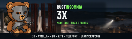 Rustinsomnia 3x | EU | Vanilla+ | TP | Kits